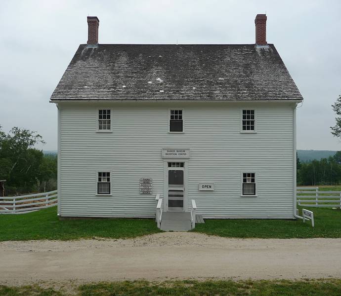 Boys Shop and today the reception center.<br />July 8, 2010 - Sabbathday Lake Shaker Village, New Gloucester, Maine.