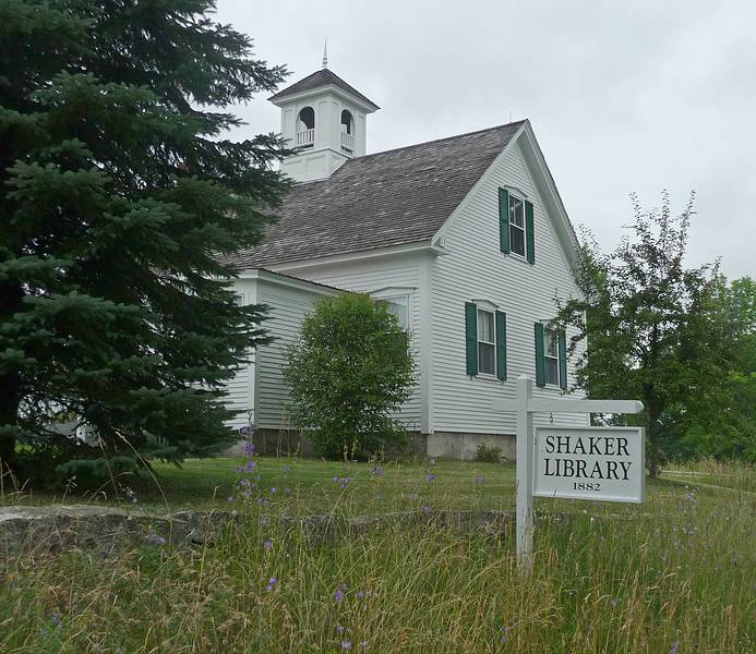 The Library.<br />July 8, 2010 - Sabbathday Lake Shaker Village, New Gloucester, Maine.