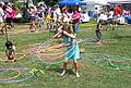 Miranda with four hoops. At one point, she was doing ten hoops.<br />July 25, 2010 - Yankee Homecoming, Newburyport, Massachusetts.