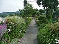 Path across the bridge.<br />Bridge of Flowers over the Deerfield River.<br />August 3, 2010 - Shelburne Falls, Massachusetts.
