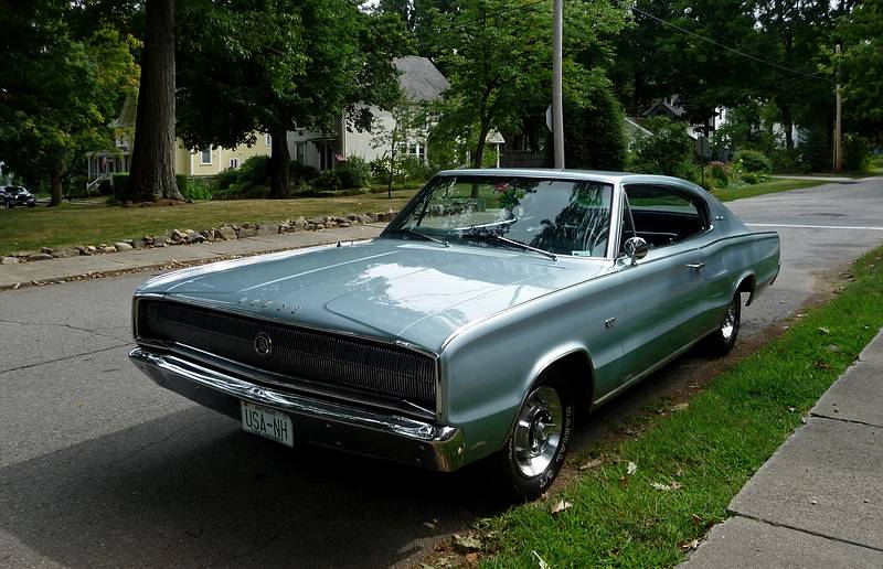 The original 1966 Dodge Charger.<br />August 14, 2010 - Merrimac, Massachusetts.