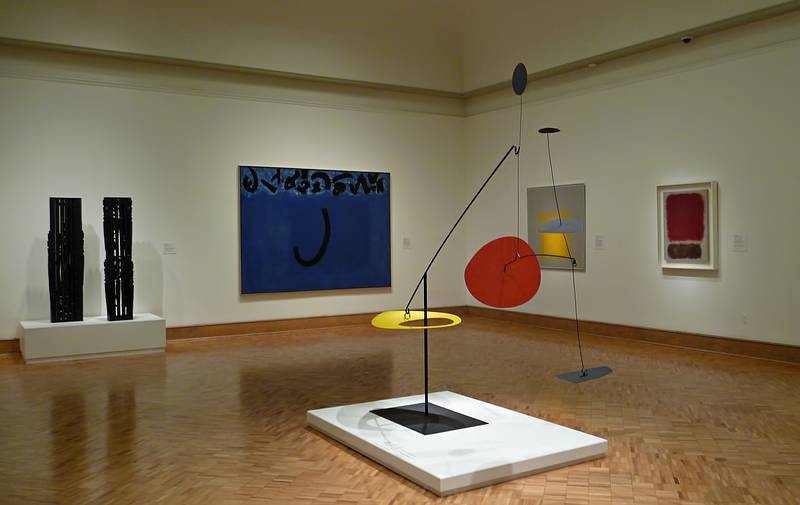 Alexander Calder mobile.<br />August 15, 2010 - Currier Museum of Art, Manchester, New Hampshire.