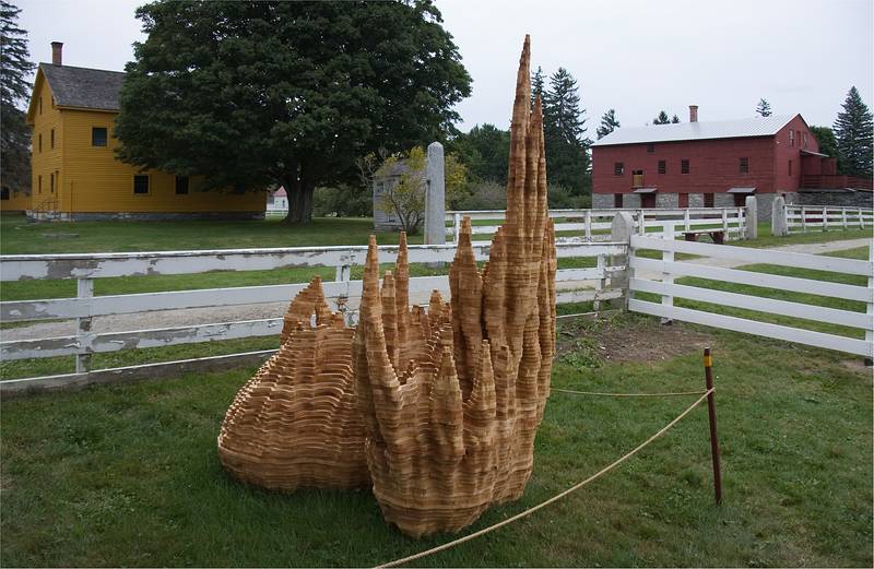 Reception for art show.<br />August 21, 2010 - Hancock Shaker Village, Massachusetts.