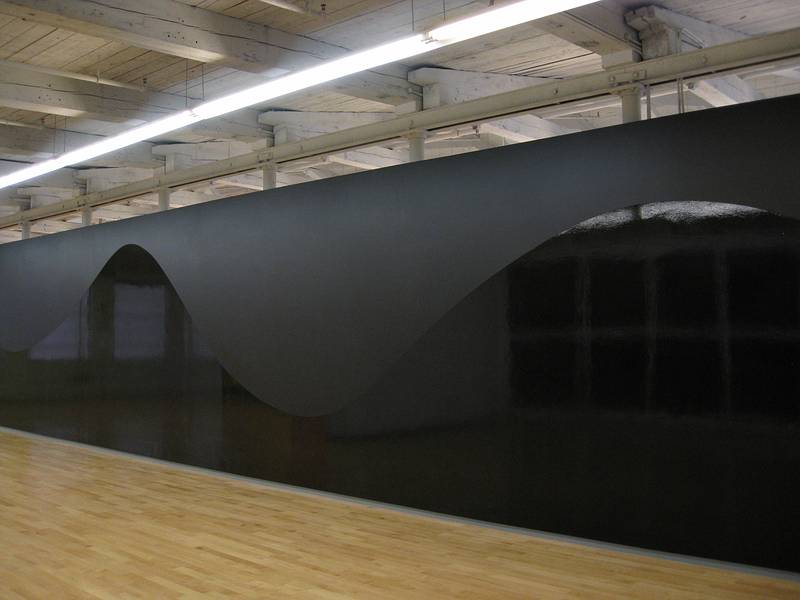 Sol LeWitt's wall drawings.<br />August 22, 2010 - Mass Moca, North Adams, Massachusetts.