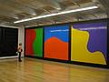 Joyce.<br />Sol LeWitt's wall drawings.<br />August 22, 2010 - Mass Moca, North Adams, Massachusetts.