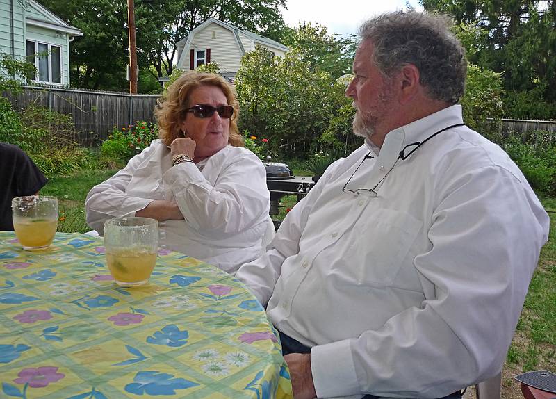 Chris and Steve.<br />Sept. 5, 2010 - At Marie's in Lawrence, Massachusetts.
