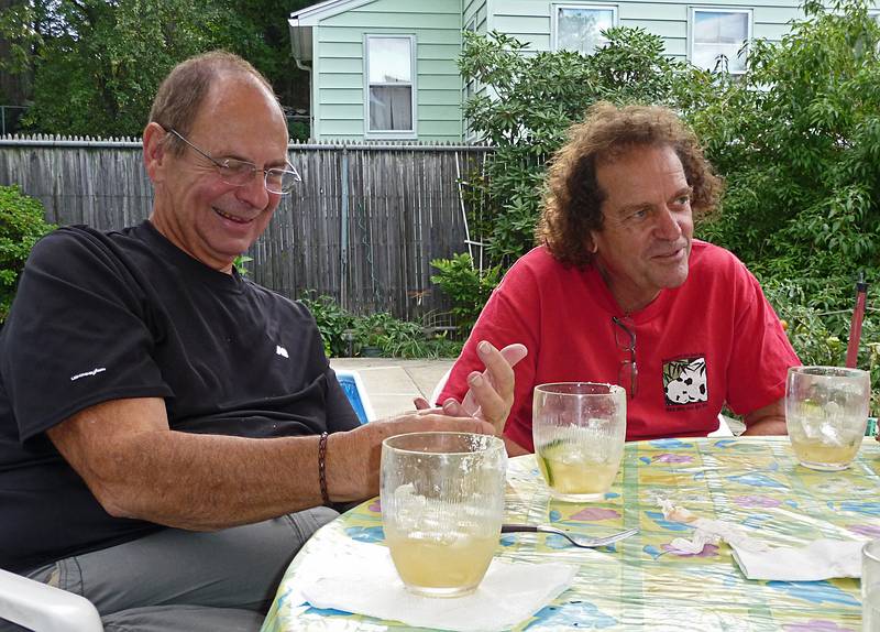 Dominic and Paul.<br />Sept. 5, 2010 - At Marie's in Lawrence, Massachusetts.