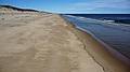 Heading north from end of boardwalk to parking lot #6,<br />we had the beach all to ourselves.<br />Oct. 10, 2010 - Parker River National Wildlife Refuge, Plum Island, Massachusetts.