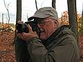 John with his new toy: a Panasonic FZ-100.<br />Nov. 1, 2010 - Maudslay State Park, Newburyport, Massachusetts.