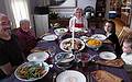 Carl, Marie, Joyce, Miranda, and Matthew.<br />Thanksgiving dinner at our house.<br />Nov. 25, 2010 - Merrimac, Massachusetts.