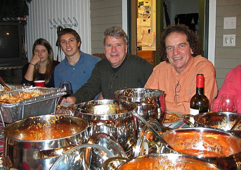Amanda, Michael, Jim, and Paul.<br />Nov. 27, 2010 - At Tom and Kim's in South Hampton, New Hampshire.