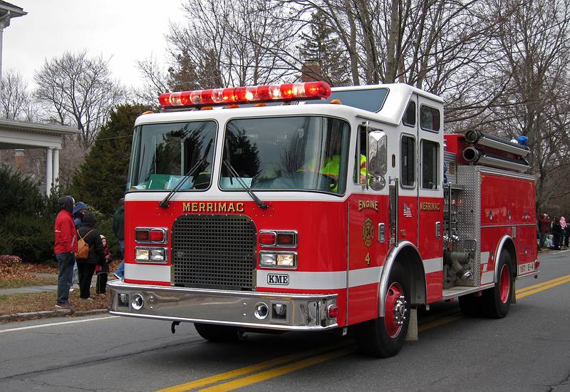 Dec. 5, 2010 - Santa Parade, Merrimac, Massachusetts.