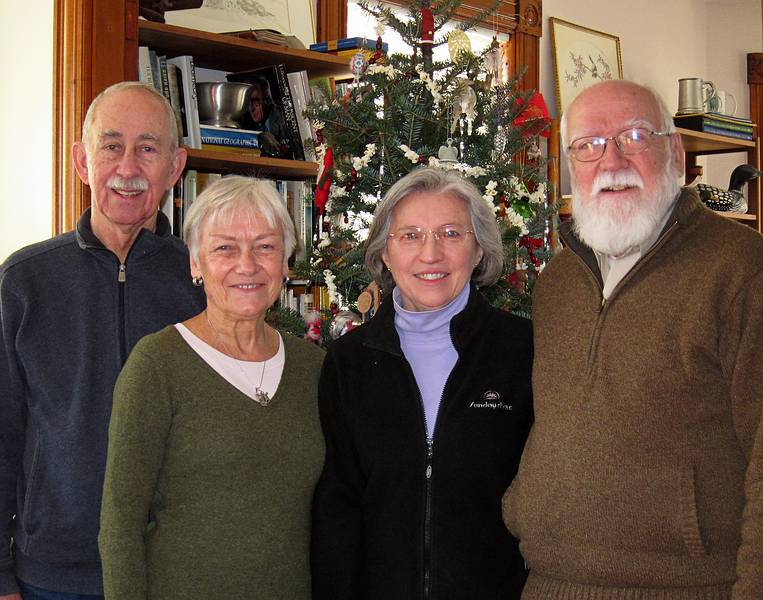 Ronnie, Baiba, Joyce, and Egils via 10 sec self timer.<br />Dec. 24, 2010 - Merrimac, Massachusetts.
