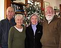Ronnie, Baiba, Joyce, and Egils via 10 sec self timer.<br />Dec. 24, 2010 - Merrimac, Massachusetts.