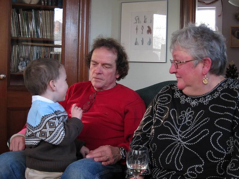 Matthew, Paul, and Norma.<br />Dec. 25, 2010 - Christmas Day at Joyce and Egils' in Merrimac, Massachusetts