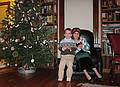 Matthew and Miranda.<br />Dec. 25, 2010 - Christmas Day at Joyce and Egils' in Merrimac, Massachusetts