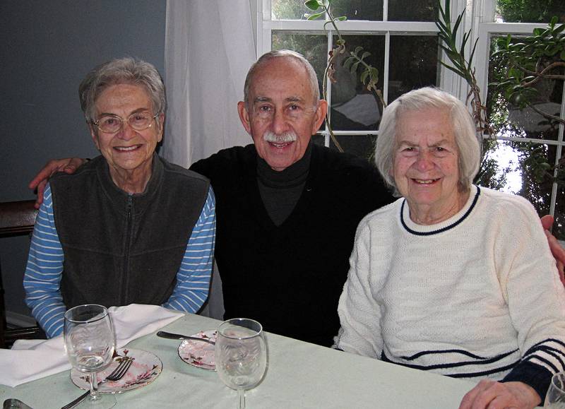 Siblings Frances, Ronnie, and Estelle.<br />Dec. 26, 2010 - At Cheril's (Ronnie's niece) in Marblehead, Massachusetts.