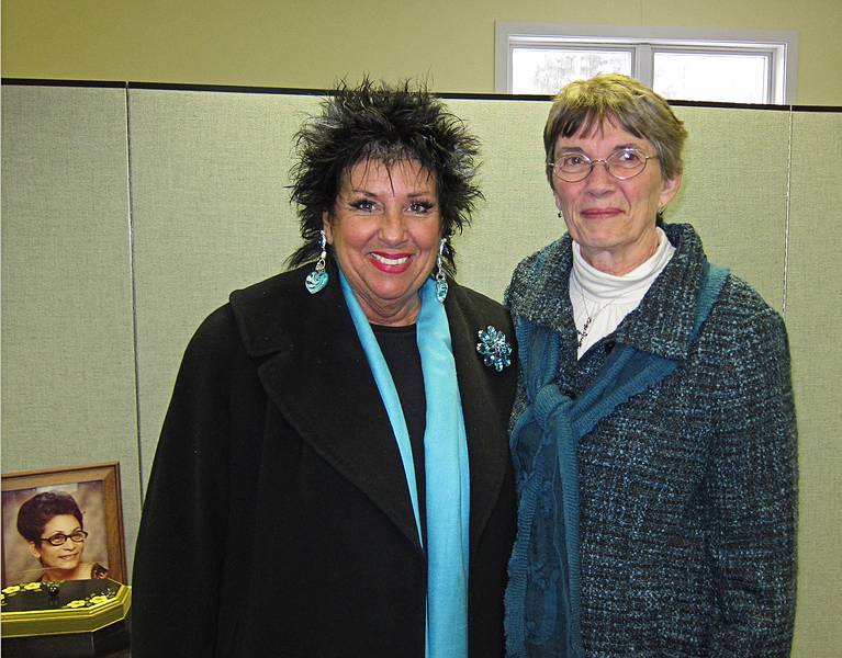 Grace and Nancy.<br />Memorial service for Christina (Carl's, Eric's, Melody's, and Nathan's grandmother).<br />Jan. 8, 2011 - Church of the Nativity, Merrimac, Massachusetts.