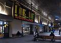 Waiting for the train to Newburyport at North Station.<br />Jan. 11, 2011 - Boston, Massachusetts.