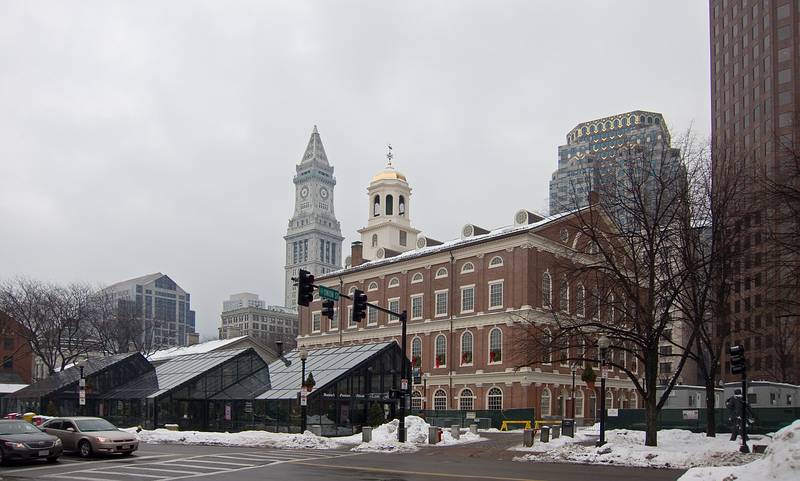 Faneuil Hall.<br />Jan. 26, 2011 - Boston, Massachusetts.