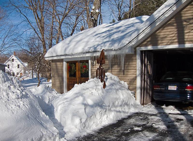 After yet another snowstorm, we are ready for spring.<br />Jan. 27, 2011 - Merrimac, Massachusetts.