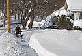 Our neighbor Paul.<br />After yet another snowstorm, we are ready for spring.<br />Jan. 27, 2011 - Merrimac, Massachusetts.