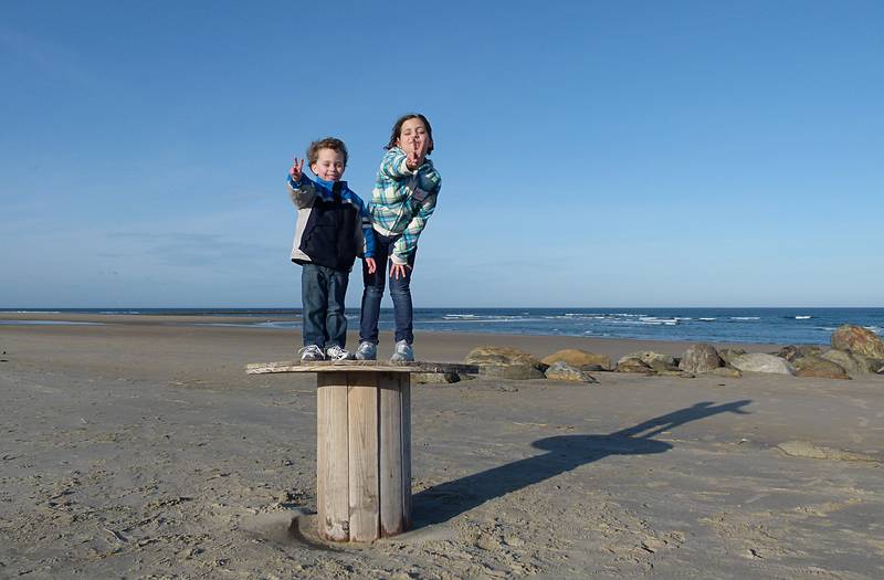 Matthew and Miranda.<br />March 5, 2011 - Sandy Point State Reservation, Plum Island, Massachusetts.