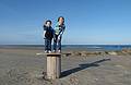 Matthew and Miranda.<br />March 5, 2011 - Sandy Point State Reservation, Plum Island, Massachusetts.