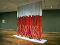 Work by Sheila Hicks at the Addison Gallery.<br />March 6, 2011 - Phillips Academy, Andover, Massachusetts.