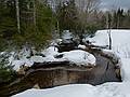 Part of the Mad River at Livermore Road.<br />March 12, 2011 - Waterville Valley, New Hampshire.