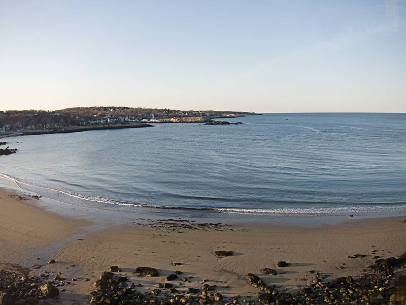 View out the top floor of the Shalin Liu Performance Center.<br />March 20, 2011 - Rockport, Massachusetts.