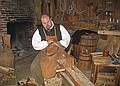 The local master cooper.<br />April 18, 2011 - Old Sturbridge Village, Sturbridge, Massachusetts.