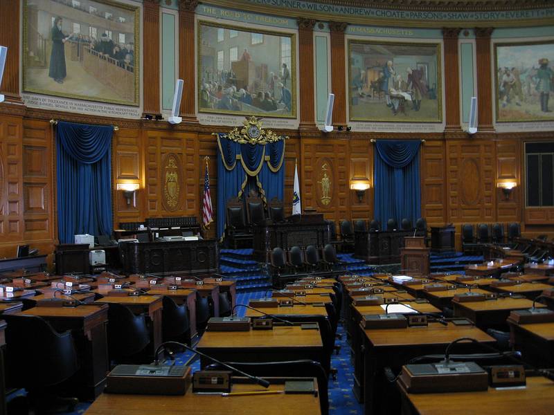Chamber of the House of Representatives at the State House.<br />April 21, 2011 - Boston, Massachusetts.