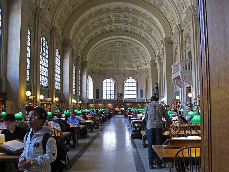 Boston Public Library.<br />April 21, 2011 - Boston, Massachusetts.