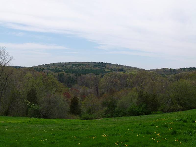 View SE from Bear Hill Road near Sargent Farm.<br />May 6, 2011 - Merrimac, Massachusetts.