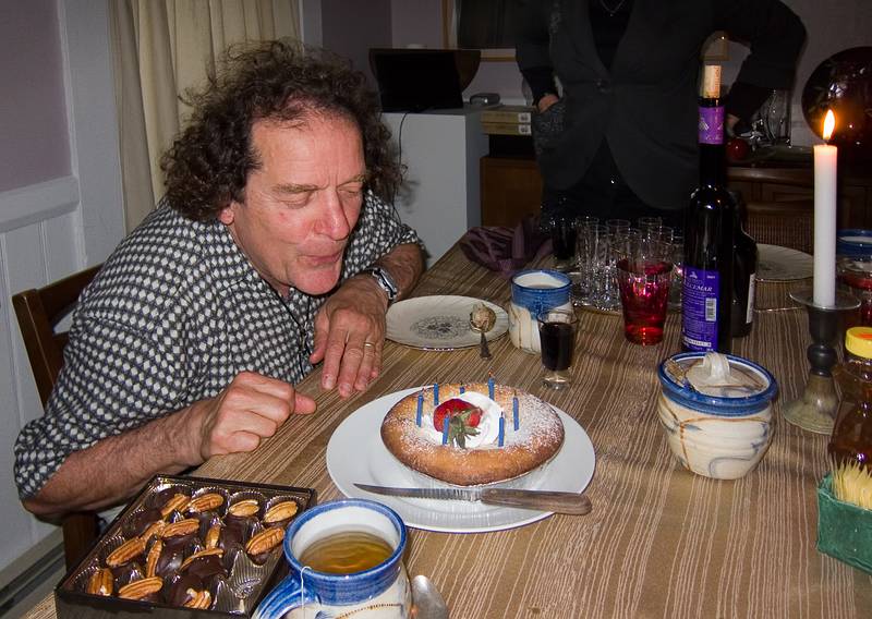 Paul blowing out the 6 1/2 candles.<br />Mothers Day, Paul's birthday, and our 27th anniversary dinner.<br />May 8, 2011 - Merrimac, Massachusetts.