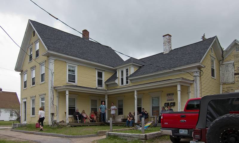 At Michael house, which he shared with 8 other students.<br />Michael's graduation from Plymouth State University.<br />May 21, 2011 - Plymouth, New Hampshire.