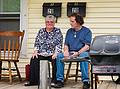Norma and Paul at Michael's house.<br />Michael's graduation from Plymouth State University.<br />May 21, 2011 - Plymouth, New Hampshire.