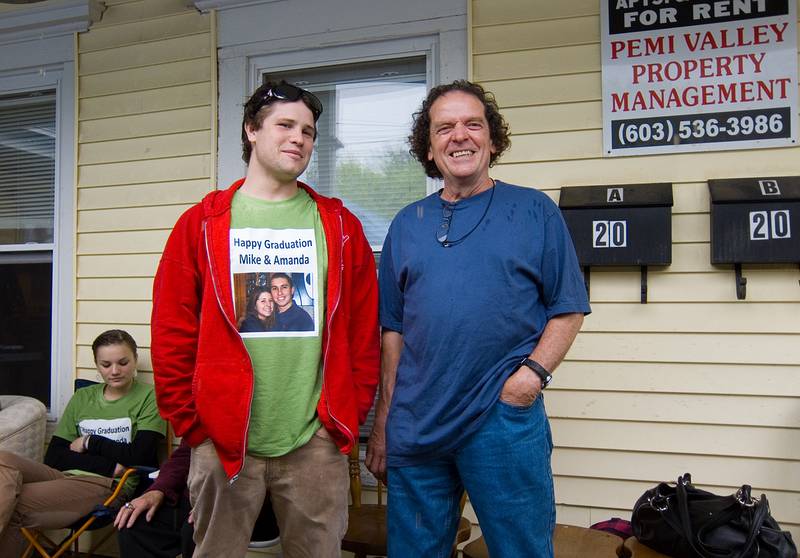 Colin and Paul at Michael's house.<br />(Amanda is Michael's girlfriend, who also graduated from PSU today.)<br />Michael's graduation from Plymouth State University.<br />May 21, 2011 - Plymouth, New Hampshire.