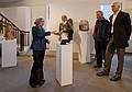 Joyce giving a presentation about her entry in the show.<br />'small obsession: artists' dollhouses and other obsessively small works of art.'<br />May 22, 2011 - Somerville Museum, Somerville, Massachusetts.