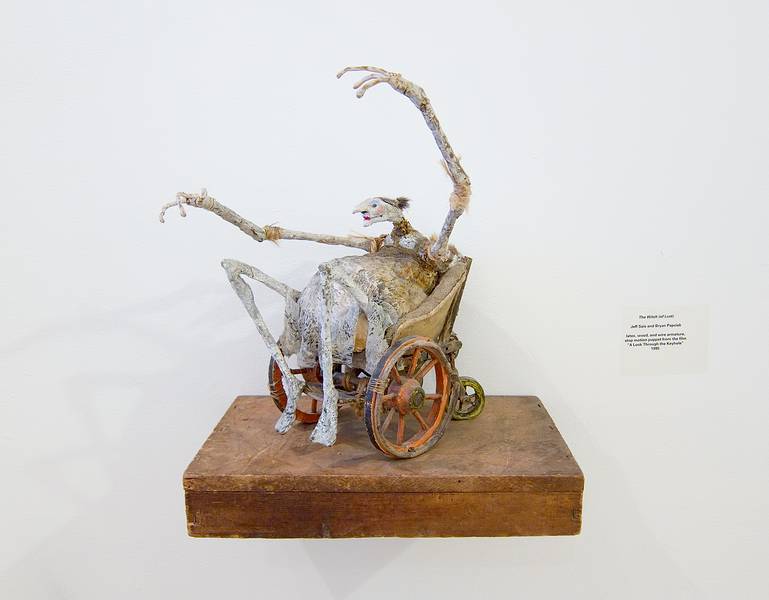 Entry by Jeff Sais and Brian Papciak: 'The Witch (or Lust)'.<br />'small obsession: artists' dollhouses and other obsessively small works of art.'<br />May 22, 2011 - Somerville Museum, Somerville, Massachusetts.