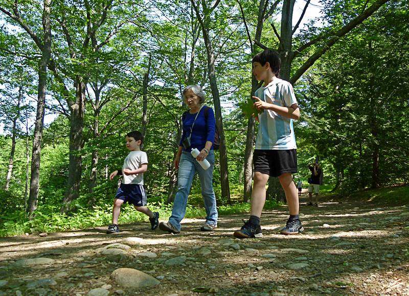 Marks, Joyce, and Gujn.<br />June 15, 2011 - Maudslay State Park, Newburyport, Massachusetts.