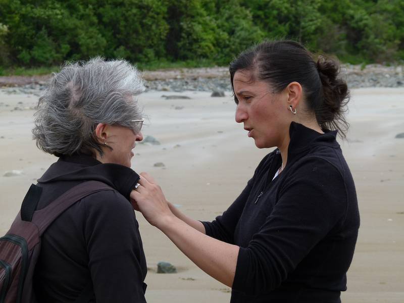 Joyce and Melody.<br />June 17, 2011 - Sandy Point State Reservation, Plum Island, Massachusetts.