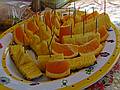 Pineapple and oranges; great on a hot day.<br />June 19, 2011 - At Marie's in Lawrence, Massachusetts.