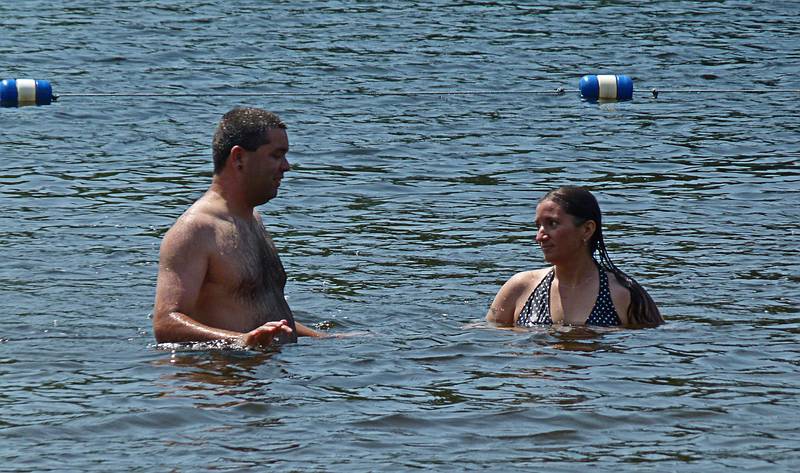 Sati and Melody.<br />June 20, 2011 - Pawtuckaway State Park, Nottingham, New Hampshire.