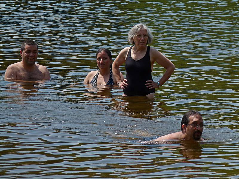 Sati, Melody, Joyce, and Eric.<br />June 20, 2011 - Pawtuckaway State Park, Nottingham, New Hampshire.