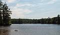 Lake Pawtuckaway seen from the beach.<br />June 20, 2011 - Pawtuckaway State Park, Nottingham, New Hampshire.