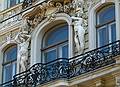 Art Nouveau, Mikhail Eisenstein (1867-1921)..<br />June 1, 2011 - Elizabetes iela (street) 33, Riga, Latvia.