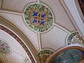 Ceiling in entry to the Art Nouveau Museum building.<br />June 1, 2011 - Riga, Latvia.