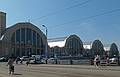 Four of the five central market buildings<br />(former dirigible hagars).<br />June 2, 2011 - Riga, Latvia.